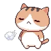 😮‍💨 Эмодзи «🕺 Pixel Cat - пиксельные котики» для Telegram