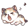😴 Эмодзи «🕺 Pixel Cat - пиксельные котики» для Telegram