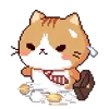 🏃‍♂️ Эмодзи «🕺 Pixel Cat - пиксельные котики» для Telegram