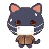 😷 Эмодзи «🕺 Pixel Cat - пиксельные котики» для Telegram