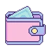 👛 Эмодзи «Пиксельные эмодзи в пастельном стиле» для Telegram