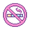 🚭 Эмодзи «Пиксельные эмодзи в пастельном стиле» для Telegram