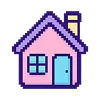🏠 Эмодзи «Пиксельные эмодзи в пастельном стиле» для Telegram