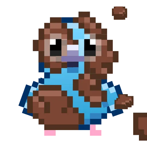 💩 Эмодзи «Pixel Pigeon Emoji» для Telegram