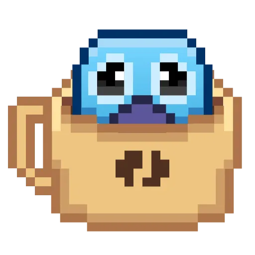 ☕️ Эмодзи «Pixel Pigeon Emoji» для Telegram