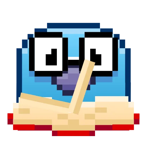 📕 Эмодзи «Pixel Pigeon Emoji» для Telegram