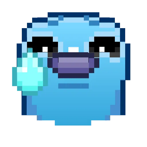 😢 Эмодзи «Pixel Pigeon Emoji» для Telegram