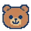 🐻 Эмодзи «❤ Набор эмоджи с пиксельными смайликами» для Telegram