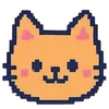 🐱 Эмодзи «❤ Набор эмоджи с пиксельными смайликами» для Telegram