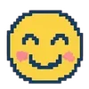 😊 Эмодзи «❤ Набор эмоджи с пиксельными смайликами» для Telegram