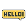 ✋ Эмодзи «❤ Набор эмоджи с пиксельными смайликами» для Telegram