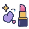 💄 Эмодзи «❤ Набор эмоджи с пиксельными смайликами» для Telegram