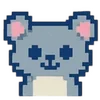 🐀 Эмодзи «❤ Набор эмоджи с пиксельными смайликами» для Telegram
