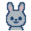 🐰 Эмодзи «❤ Набор эмоджи с пиксельными смайликами» для Telegram