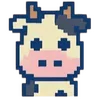 🐄 Эмодзи «❤ Набор эмоджи с пиксельными смайликами» для Telegram