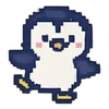 🐧 Эмодзи «❤ Набор эмоджи с пиксельными смайликами» для Telegram