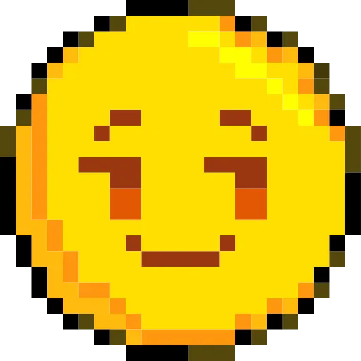 😏 Эмодзи «Pixelated Emoji» для Telegram