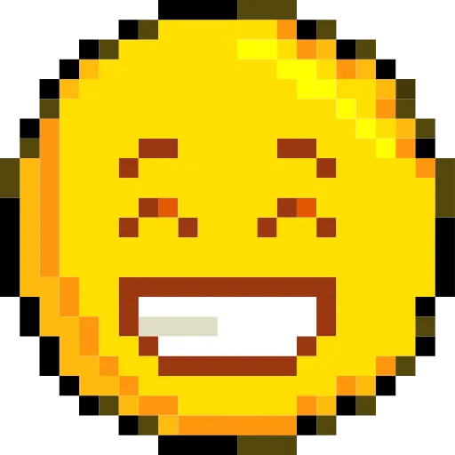 😁 Эмодзи «Pixelated Emoji» для Telegram