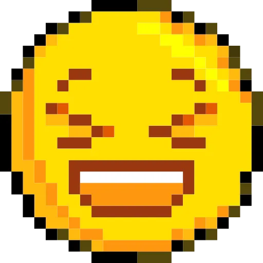 😆 Эмодзи «Pixelated Emoji» для Telegram