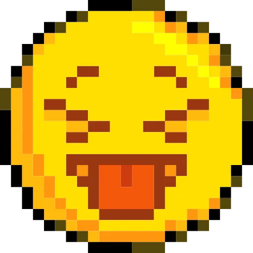 😝 Эмодзи «Pixelated Emoji» для Telegram