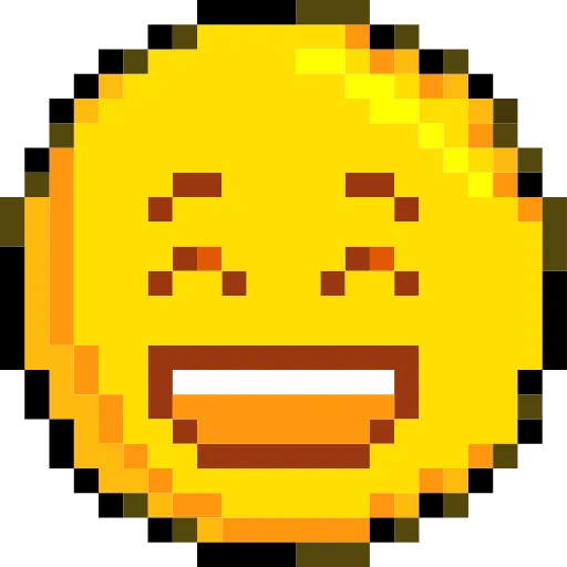 😄 Эмодзи «Pixelated Emoji» для Telegram