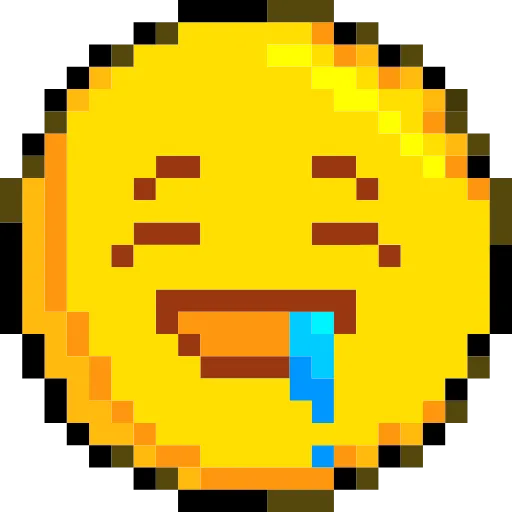 🤤 Эмодзи «Pixelated Emoji» для Telegram