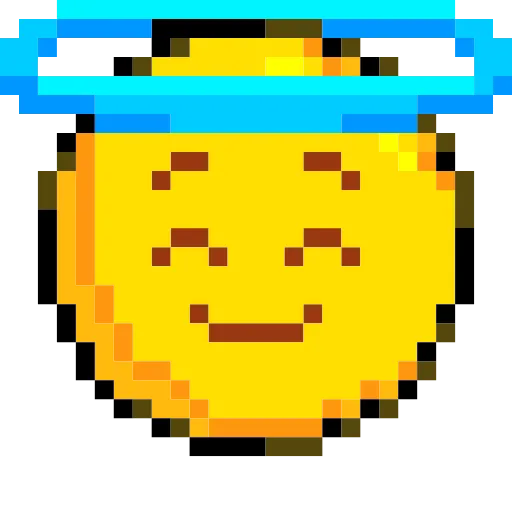😇 Эмодзи «Pixelated Emoji» для Telegram