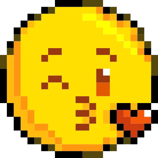 😘 Эмодзи «Pixelated Emoji» для Telegram