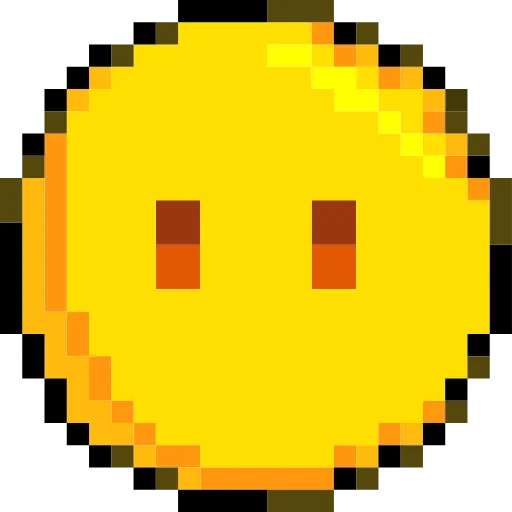 😶 Эмодзи «Pixelated Emoji» для Telegram