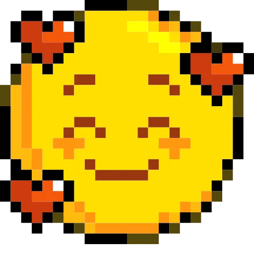 🥰 Эмодзи «Pixelated Emoji» для Telegram