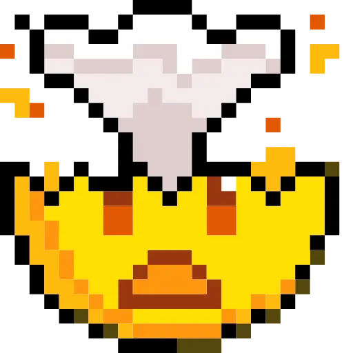 🤯 Стикер «Pixelated Emoji» для Telegram