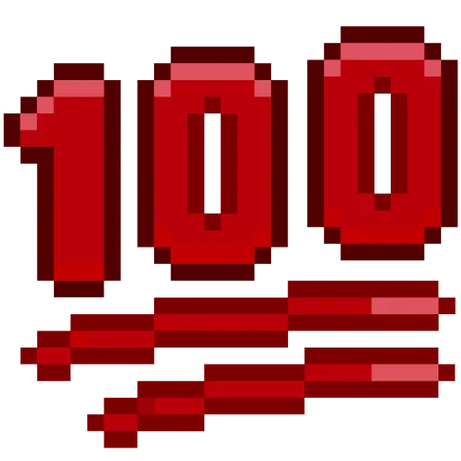 💯 Стикер «Pixelated Emoji» для Telegram