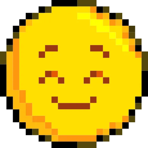 ☺️ Стикер «Pixelated Emoji» для Telegram