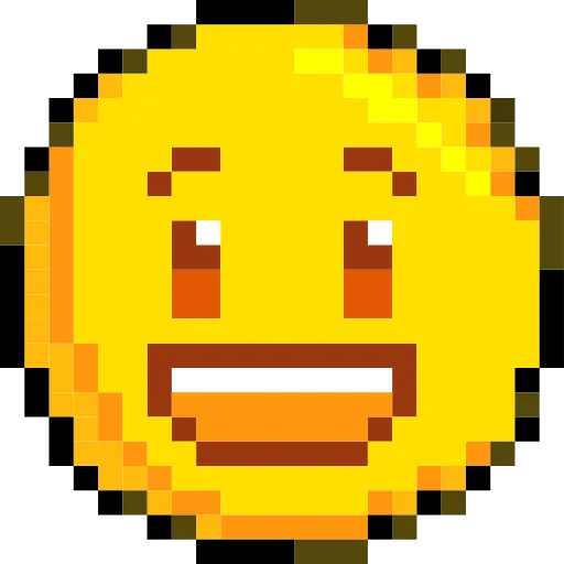 😃 Стикер «Pixelated Emoji» для Telegram