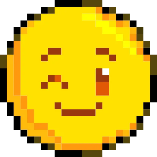 😉 Стикер «Pixelated Emoji» для Telegram