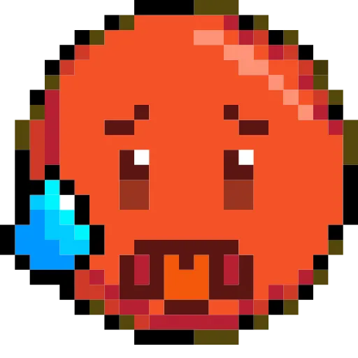 🥵 Стикер «Pixelated Emoji» для Telegram