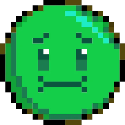 🤢 Стикер «Pixelated Emoji» для Telegram