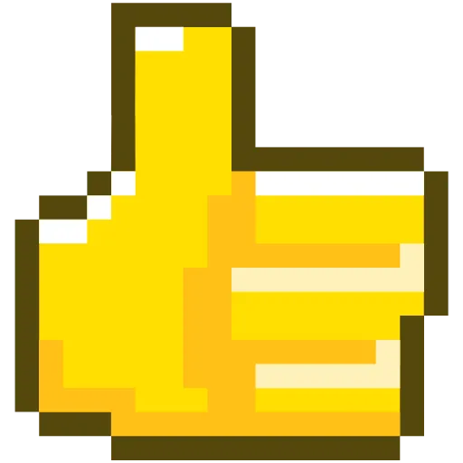 👍 Стикер «Pixelated Emoji» для Telegram