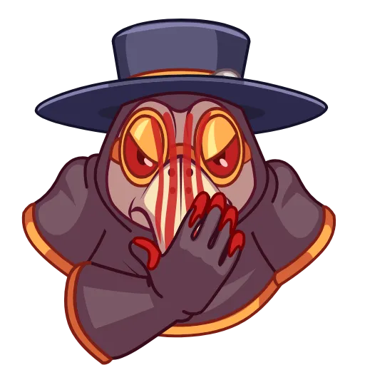 🤦 Эмодзи «Plague Doctor Hawk» для Telegram