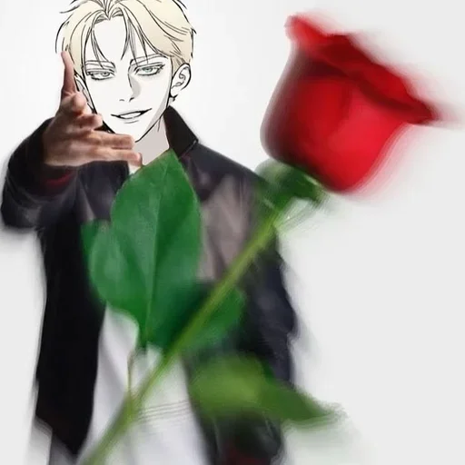 ✨ Стикер «Anime Roses» для Telegram