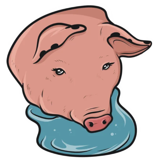 🙃 Стикер «Плюпа» для Telegram