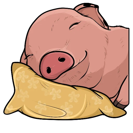 😴 Стикер «Плюпа» для Telegram