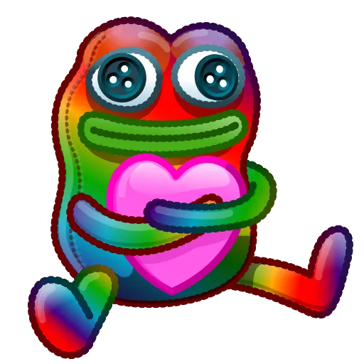 Стикерпак Plush Pepe для Telegram