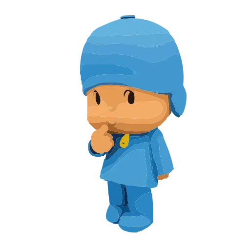 ❤️ Эмодзи «Pocoyo» для Telegram