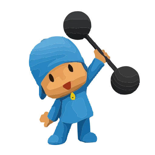 ❤️ Эмодзи «Pocoyo» для Telegram