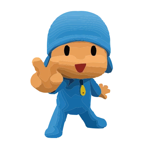 ❤️ Эмодзи «Pocoyo» для Telegram