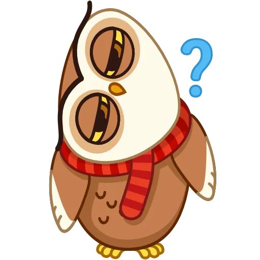 🤨 Эмодзи «Polar Owl - полярная сова» для Telegram