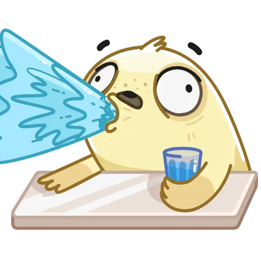 😱 Эмодзи «Polar Pup» для Telegram