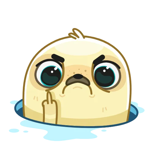 🖕 Эмодзи «Polar Pup» для Telegram