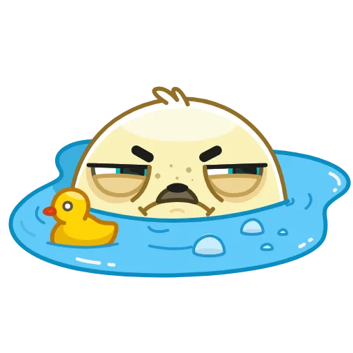 😒 Эмодзи «Polar Pup» для Telegram
